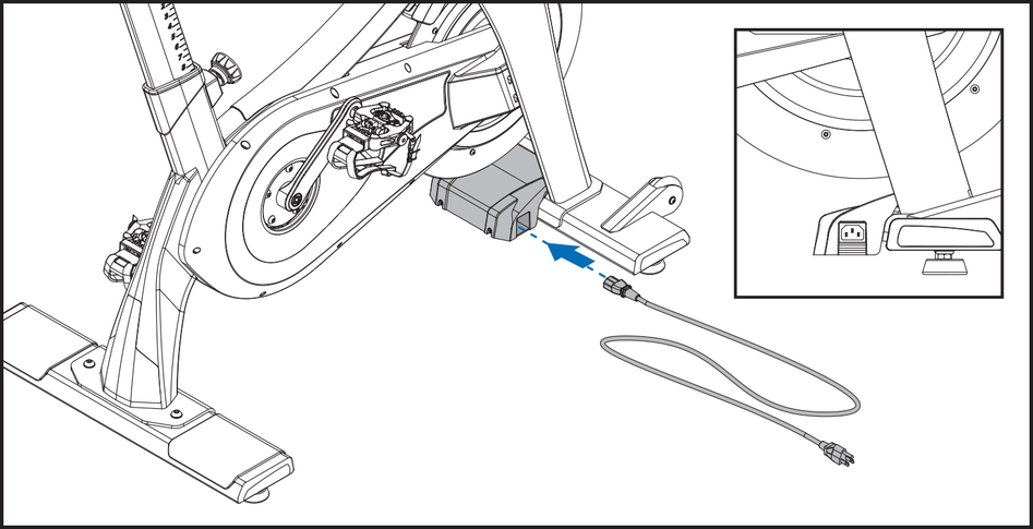 Plug location is located on the side of the AC adapter cover.